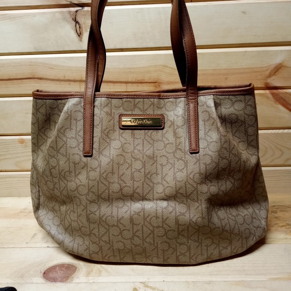 Large Calvin Klein Signature Logo Tote